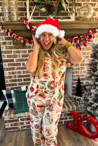 PREORDER: Tis the Season Luxe PJ Set in Two Prints - Also in Plus