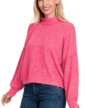 Load image into Gallery viewer, Pink Brushed Sweater Top