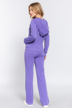 Load image into Gallery viewer, ACTIVE BASIC French Terry Zip Up Hoodie and Drawstring Pants Set