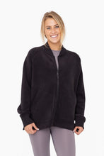 Load image into Gallery viewer, Microfleece Bomber Jacket