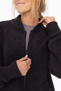 Microfleece Bomber Jacket