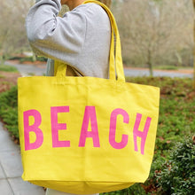 Load image into Gallery viewer, Well Made Beach Canvas Tote