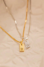 Load image into Gallery viewer, Stamped Initial Personalized Necklace