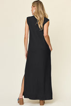 Load image into Gallery viewer, Double Take Full Size Texture Mock Neck Sleeveless Maxi Dress