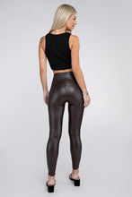 Load image into Gallery viewer, High Rise Faux Leather Leggings