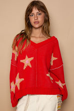 Load image into Gallery viewer, POL Long Sleeve Star Patch Sweater