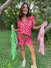 Load image into Gallery viewer, PREORDER: Christmas Candy Pajama Set in Three Colors also in Plus