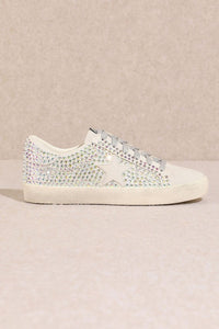 Glam Rhinestone Star Sneaker Shoe