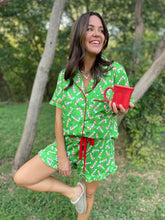 Load image into Gallery viewer, PREORDER: Christmas Candy Pajama Set in Three Colors also in Plus