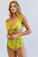 Load image into Gallery viewer, FLORAL PRINTED SWIMMEAR SET