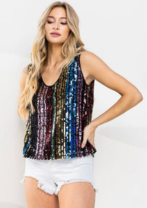 Sequin Tank