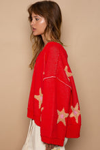 Load image into Gallery viewer, POL Long Sleeve Star Patch Sweater