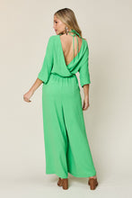 Load image into Gallery viewer, Double Take Full Size Half Sleeve Wide Leg Jumpsuit