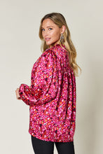 Load image into Gallery viewer, Double Take Full Size Printed Long Sleeve Blouse