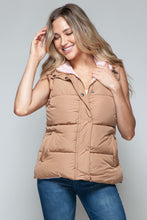 Load image into Gallery viewer, Snobbish Snap and Zip Closure Hooded Vest