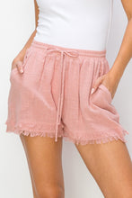 Load image into Gallery viewer, HYFVE Drawstring Frayed Shorts