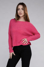 Load image into Gallery viewer, Ribbed Dolman Long Sleeve Sweater