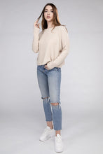 Load image into Gallery viewer, Ribbed Dolman Long Sleeve Sweater