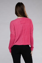 Load image into Gallery viewer, Ribbed Dolman Long Sleeve Sweater