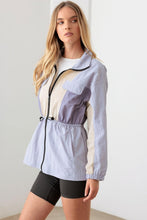 Load image into Gallery viewer, Le Lis Color Block Collared Wind Breaker Jacket