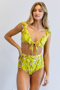 FLORAL PRINTED SWIMMEAR SET