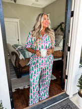 Load image into Gallery viewer, PREORDER: Tis the Season Luxe PJ Set in Two Prints - Also in Plus