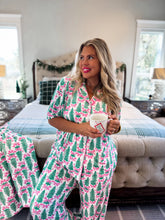 Load image into Gallery viewer, PREORDER: Tis the Season Luxe PJ Set in Two Prints - Also in Plus