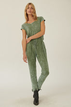 Load image into Gallery viewer, Mineral Washed Finish Knit Jumpsuit