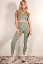 Load image into Gallery viewer, Tank crop top &amp; high waist leggings set