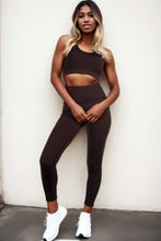 Load image into Gallery viewer, Tank crop top &amp; high waist leggings set