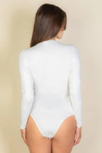 Load image into Gallery viewer, Solid Long Sleeve Round Neck Bodysuit