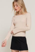 Load image into Gallery viewer, Long Sleeve Boat Neck Sweater