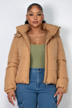 Load image into Gallery viewer, Insulated Zip-up Faux Fur Hooded Jacket