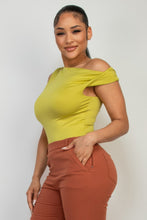 Load image into Gallery viewer, One-shoulder Twisted Detail Silky Top