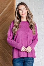 Load image into Gallery viewer, Casual Tuesday Ribbed Knit Sweater in Light Plum - also in Plus