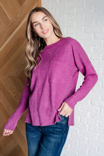 Load image into Gallery viewer, Casual Tuesday Ribbed Knit Sweater in Light Plum - also in Plus