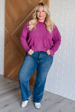 Load image into Gallery viewer, Casual Tuesday Ribbed Knit Sweater in Light Plum - also in Plus