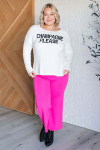 Champagne Please Lightweight Sweater - Also in Plus