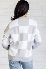 Load image into Gallery viewer, Check Yourself Checkered Sweater in Grey - Also in Plus