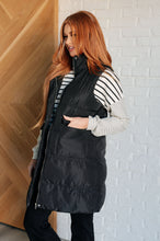 Load image into Gallery viewer, Cold and Calculated Longline Puffer Vest