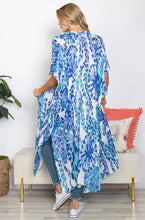 Load image into Gallery viewer, Blue Print Kimono