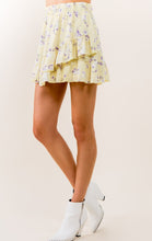 Load image into Gallery viewer, Yellow Floral Skirt