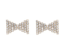 Load image into Gallery viewer, Rhinestone Bow Studs