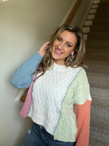 Color Block Sweater