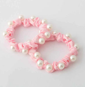 Pearl Scrunchie Set