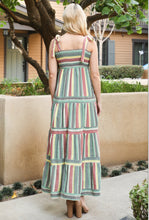 Load image into Gallery viewer, Cotton Stripe Maxi Dress