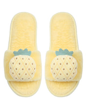Load image into Gallery viewer, Plush Fruit Slippers