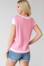 Load image into Gallery viewer, Barbie Pink Sweater Vest