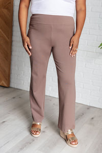 Magic Straight Pants in Dark Mocha - Also in Plus