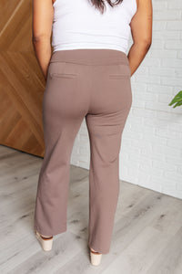 Magic Straight Pants in Dark Mocha - Also in Plus